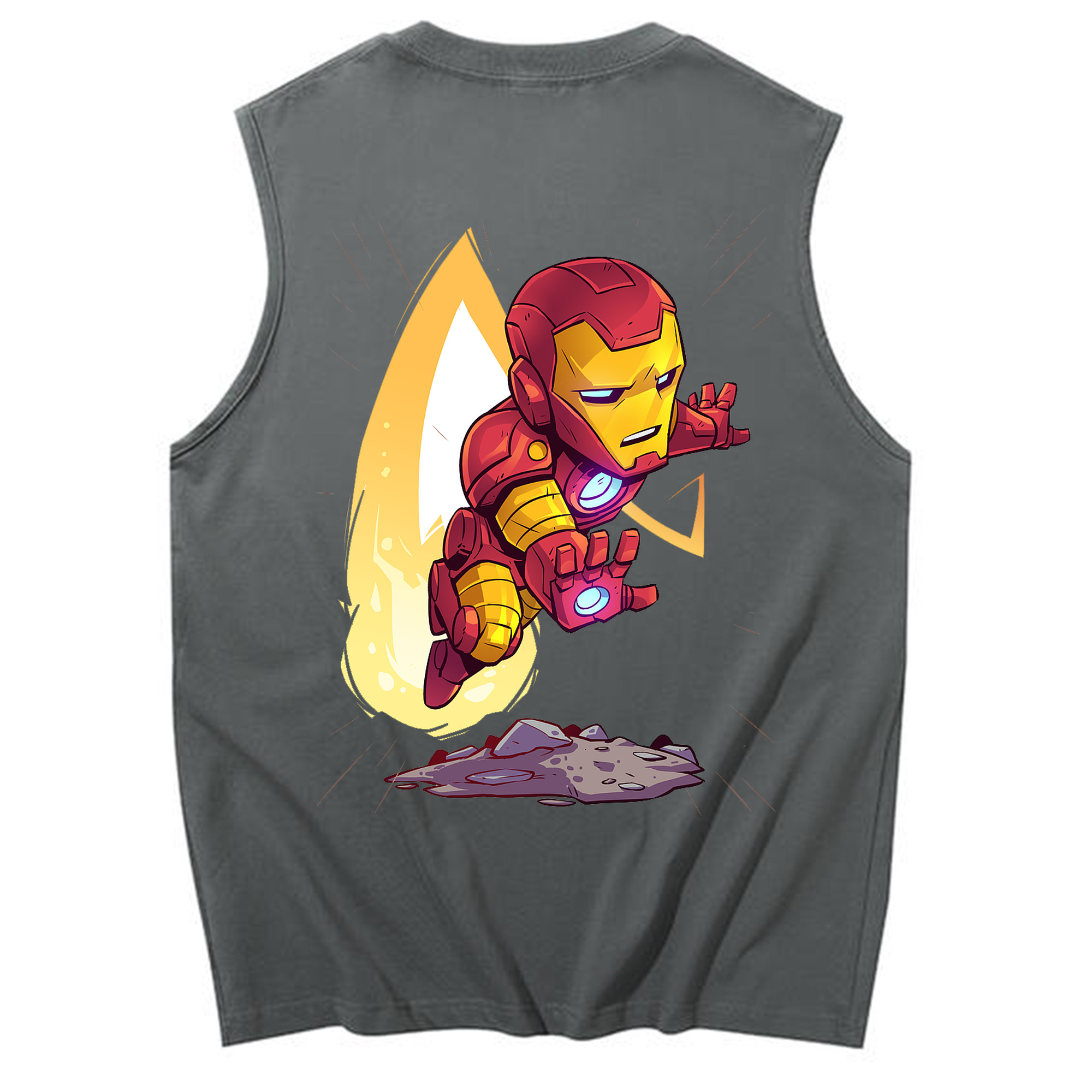 （画像用） アベンジャーズ The Avengers コットン100％タンクトップ（背面プリント）